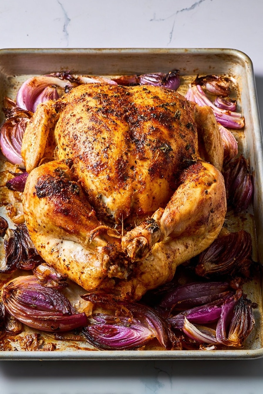 Sheet Pan Roasted Chicken with Onions Recipe - Recipe Step