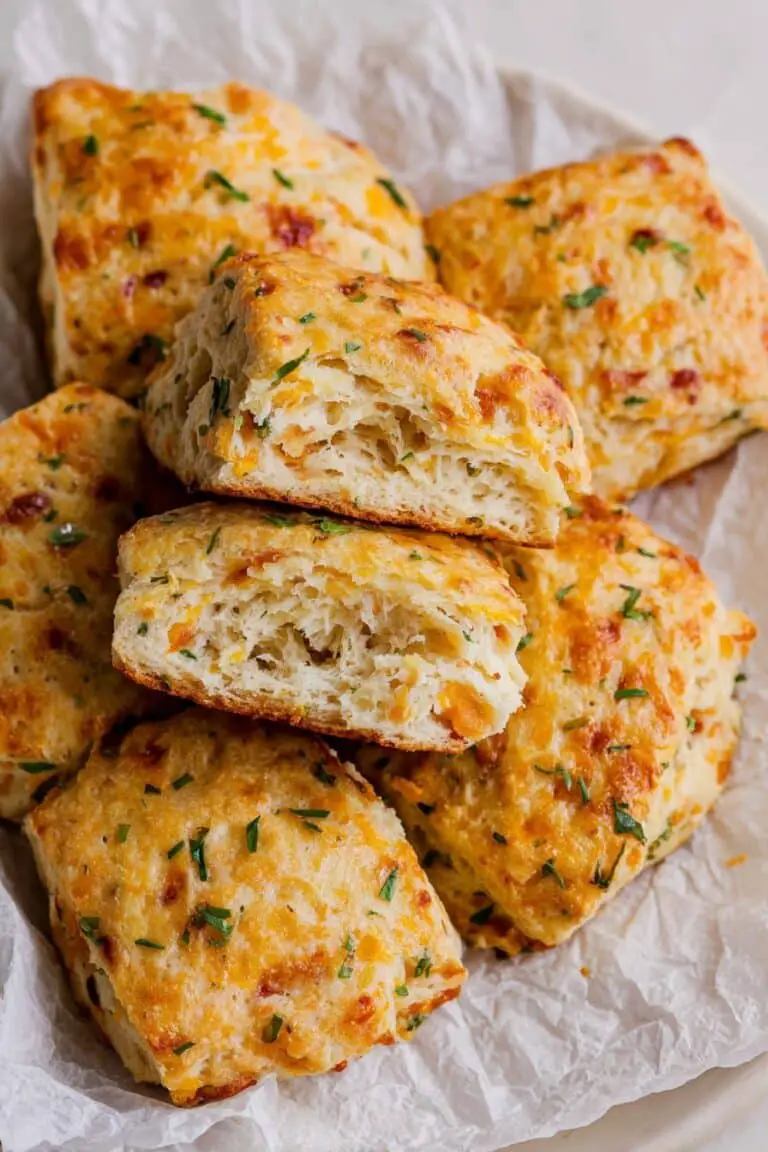 Cheddar Ham Protein Biscuits Recipe