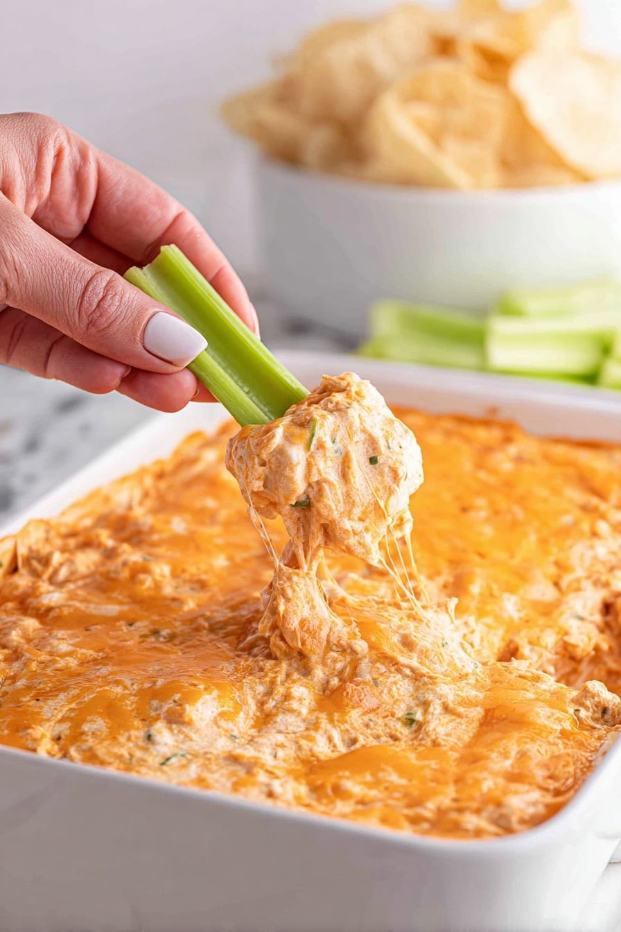 Buffalo Chicken Dip Recipe - Serving