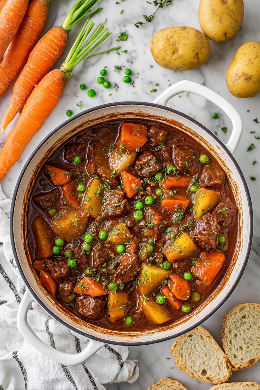 Hearty Dutch Oven Beef Stew Recipe - Recipe Step