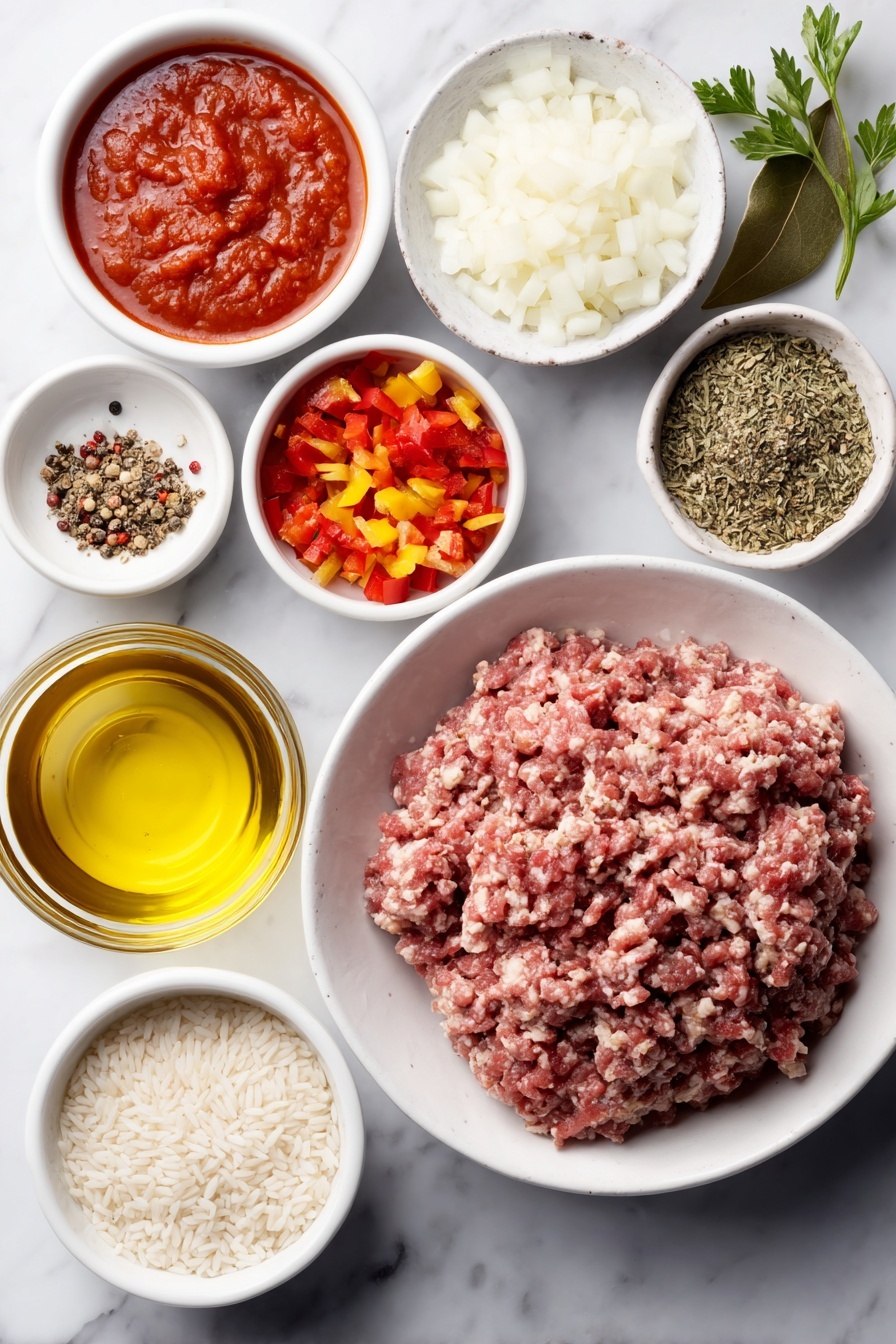 Stuffed Pepper Soup Recipe - Ingredients