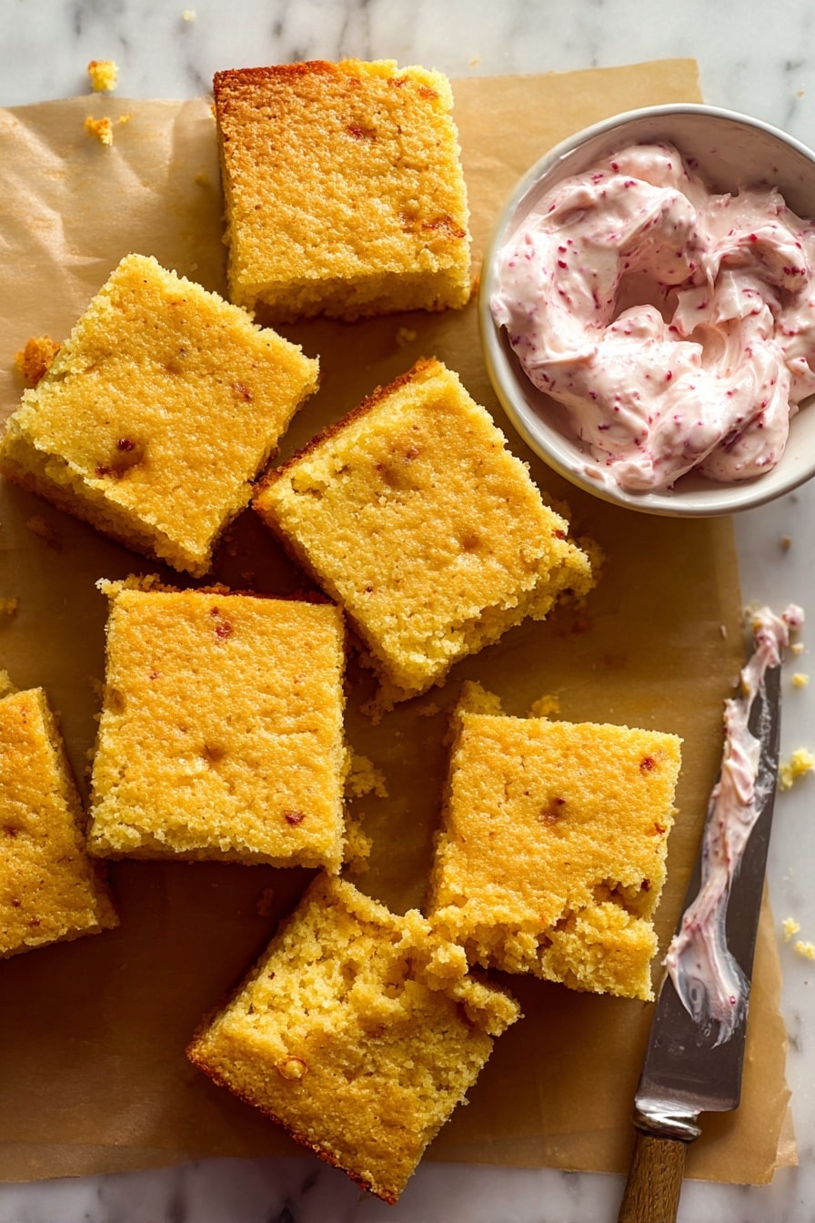 Brown Butter Cornbread with Cranberry Butter Recipe - Recipe Step