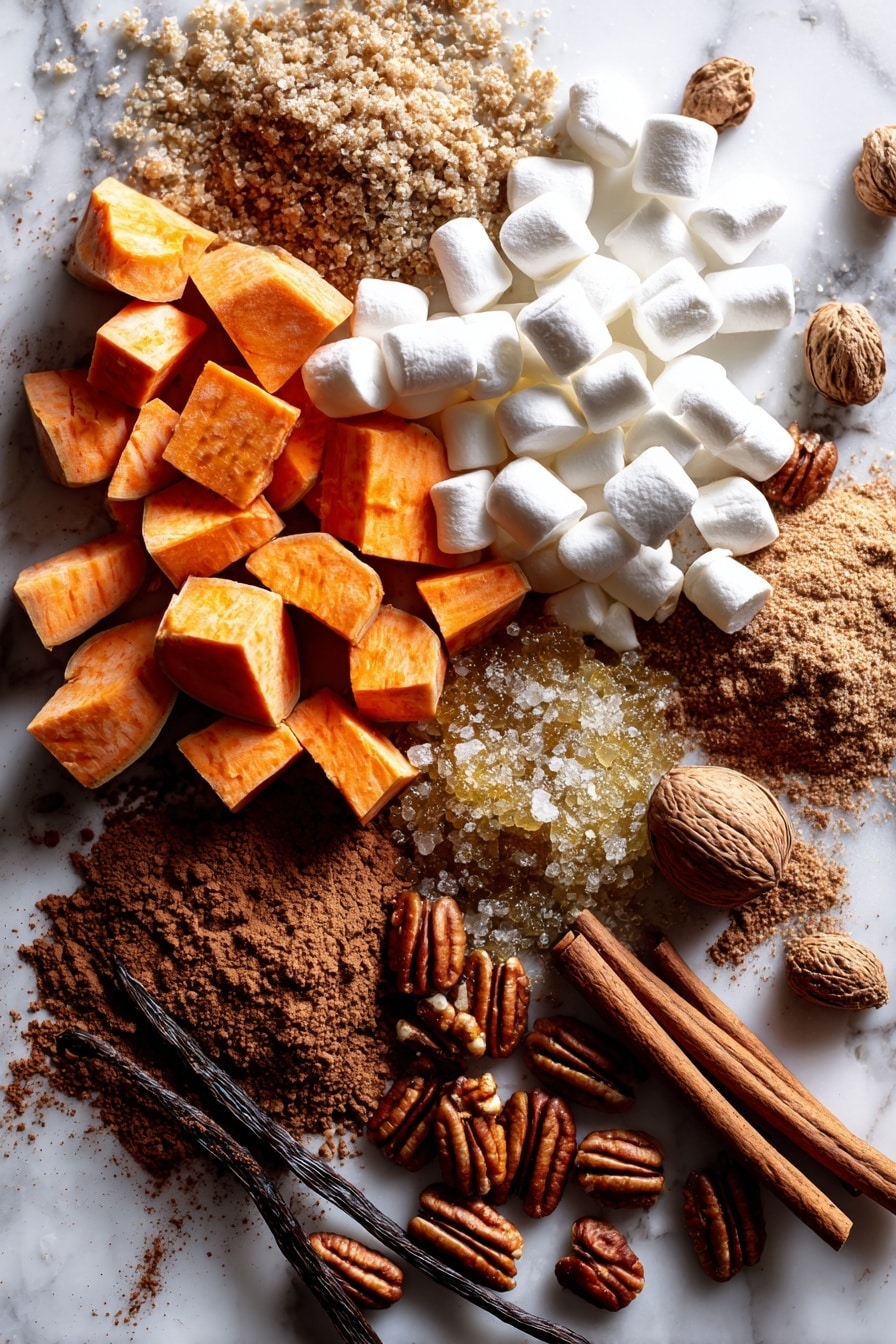 Crockpot Sweet Potato Casserole Recipe - Ingredients