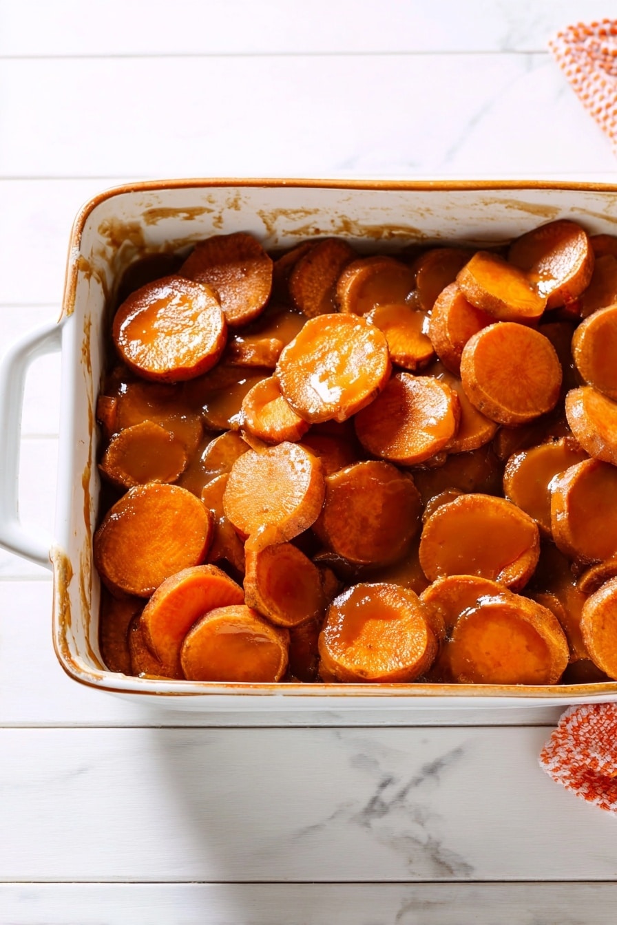 Candied Sweet Potatoes Recipe - Serving