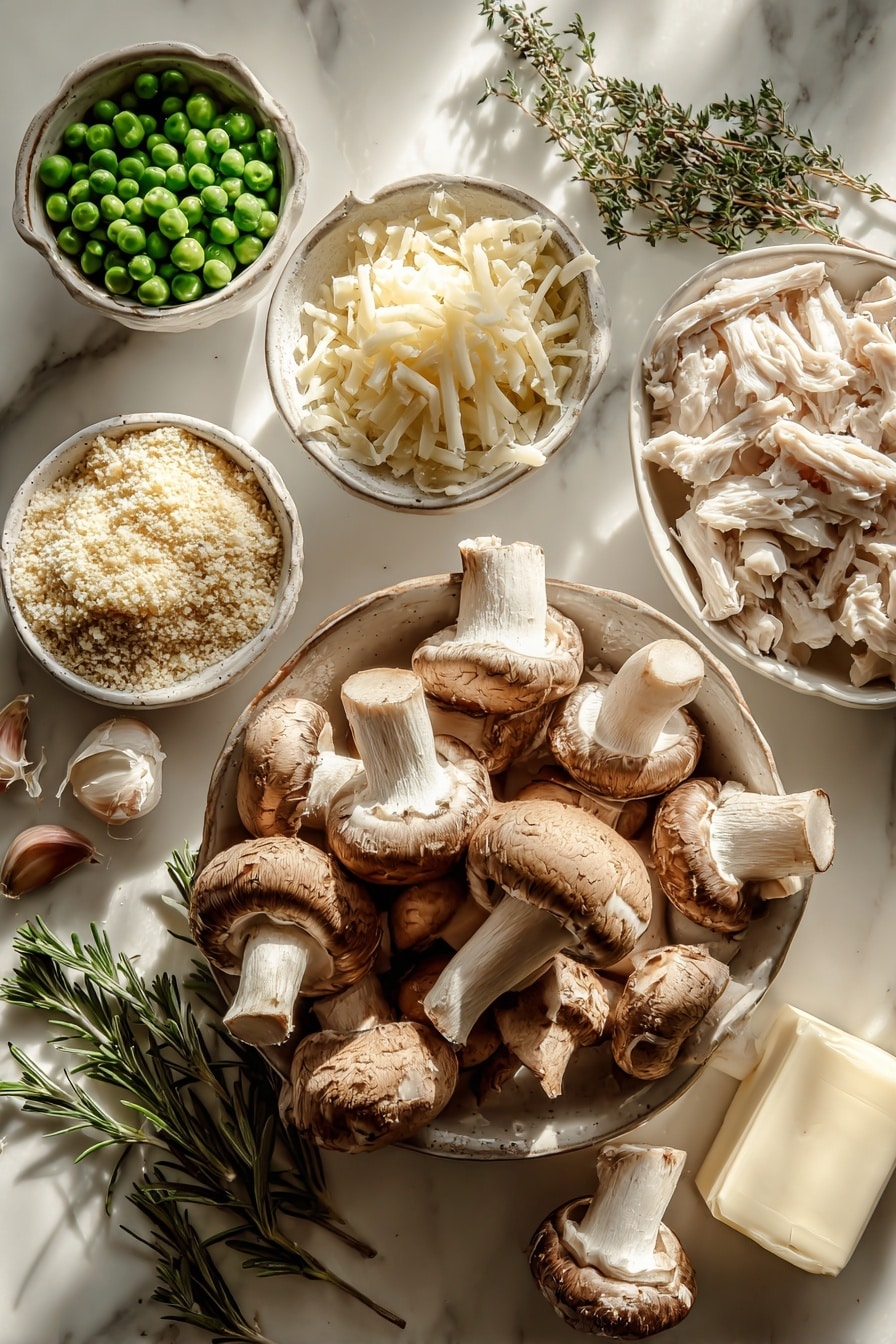Thanksgiving Turkey Tetrazzini Recipe - Ingredients