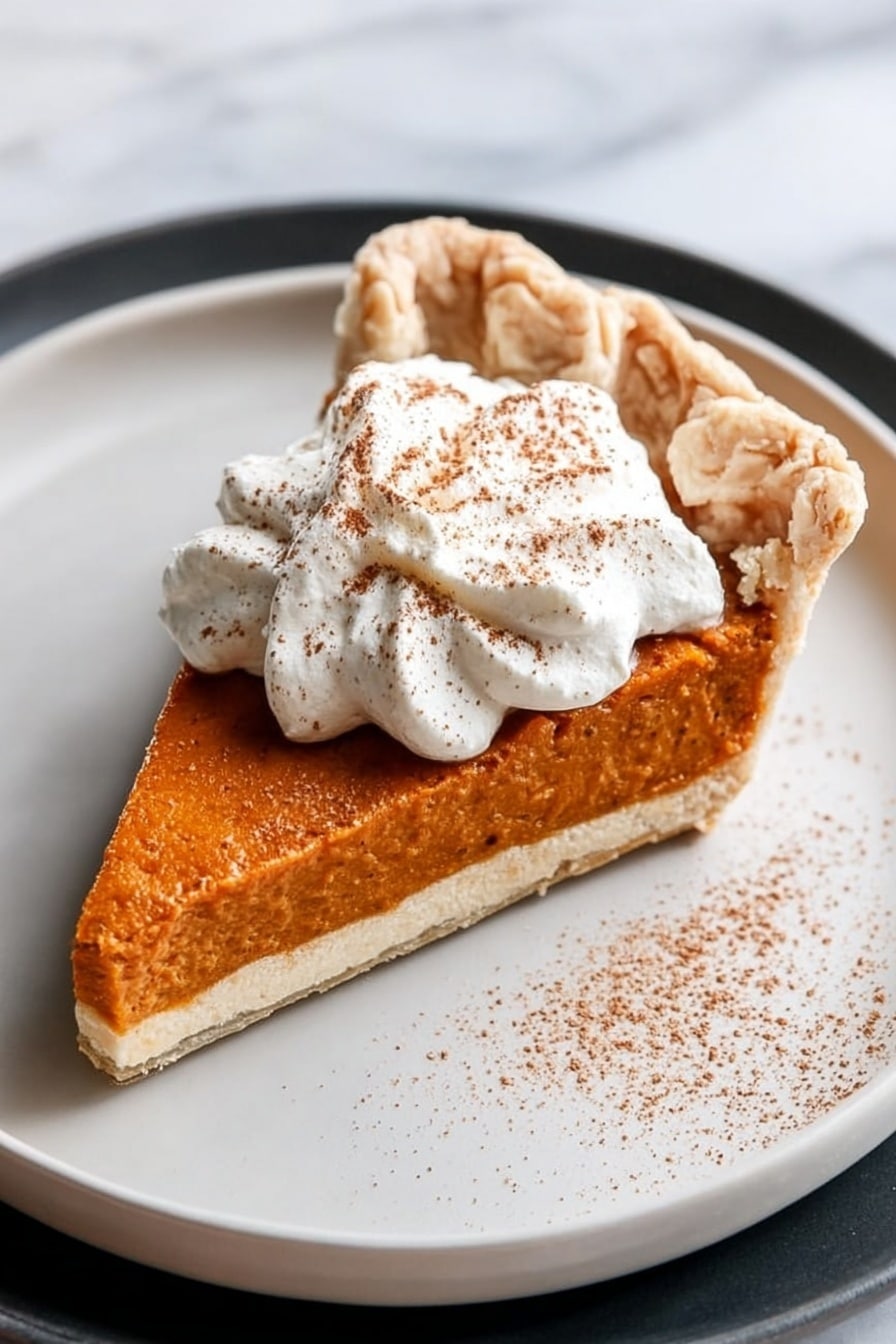 Sweet Potato Pie with Whipped Cream and Optional Coconut Flakes Recipe - Recipe Step