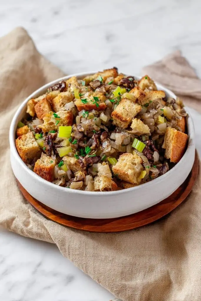 Crock Pot Stuffing with Apples and Cranberries Recipe