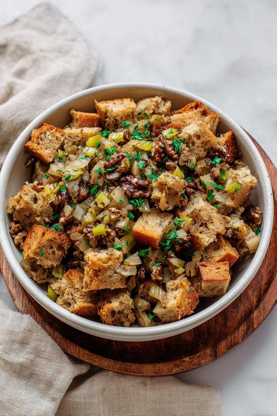 Crock Pot Stuffing with Apples and Cranberries Recipe - Recipe Step