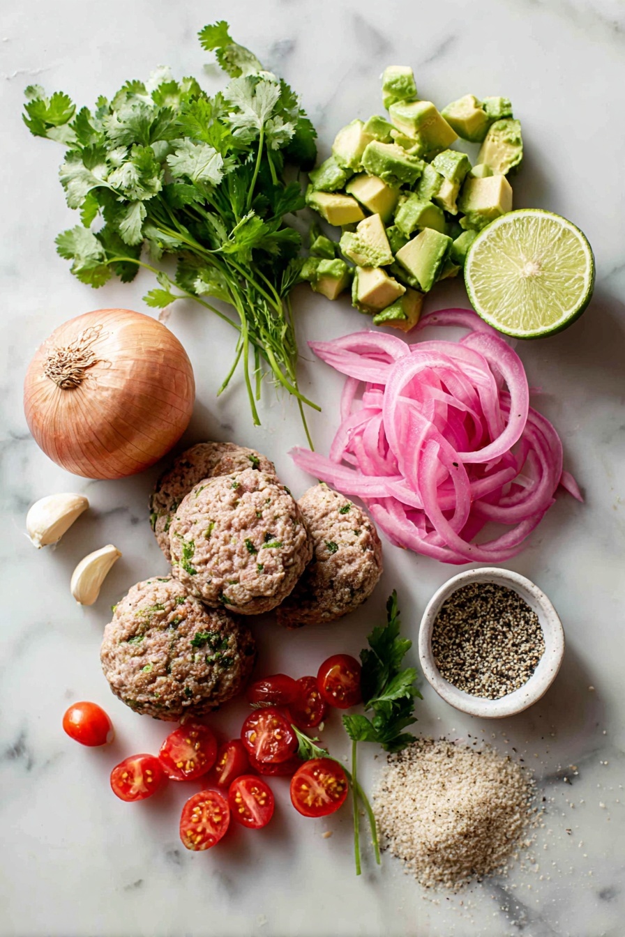 Guacamole Turkey Burgers Recipe - Ingredients