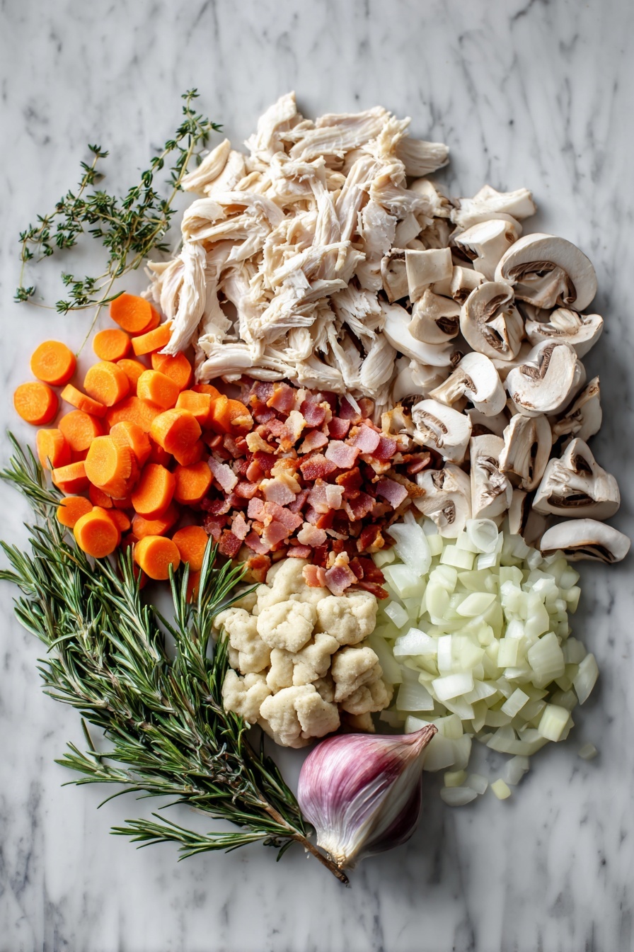 Turkey and Mushroom Dumplings in Rich Broth Recipe - Ingredients
