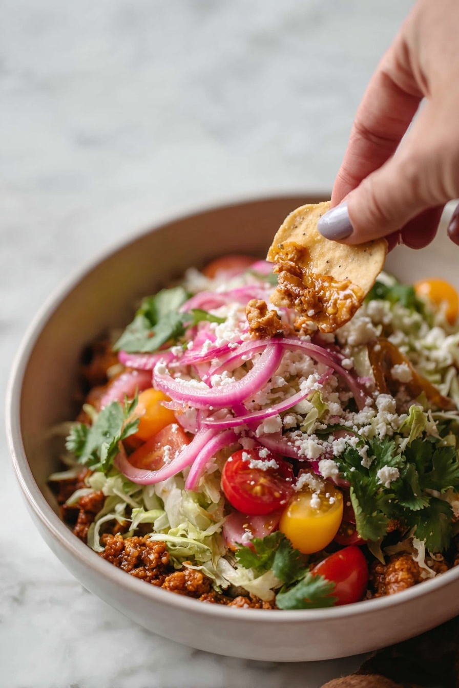 Turkey Taco Skillet Recipe - Serving