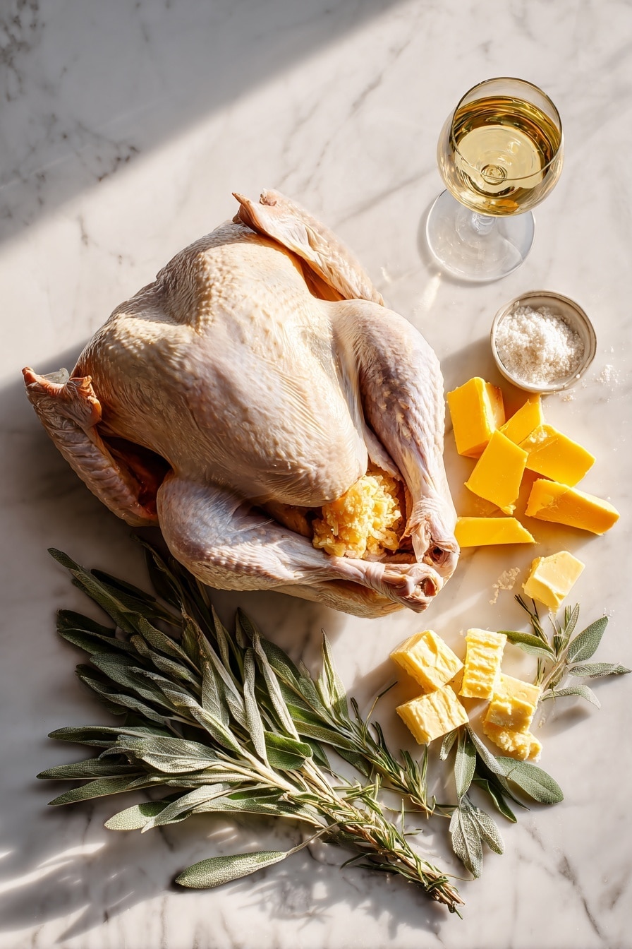 Citrus Butter and Sage Roasted Turkey Recipe - Ingredients