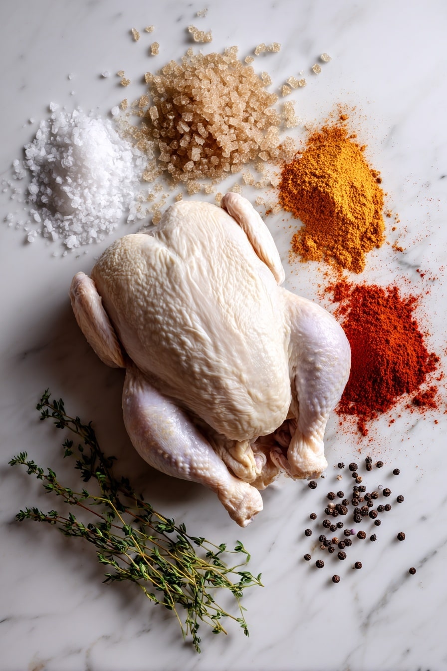 Crock-Pot Whole Chicken with Brown Sugar and Spices Recipe - Ingredients
