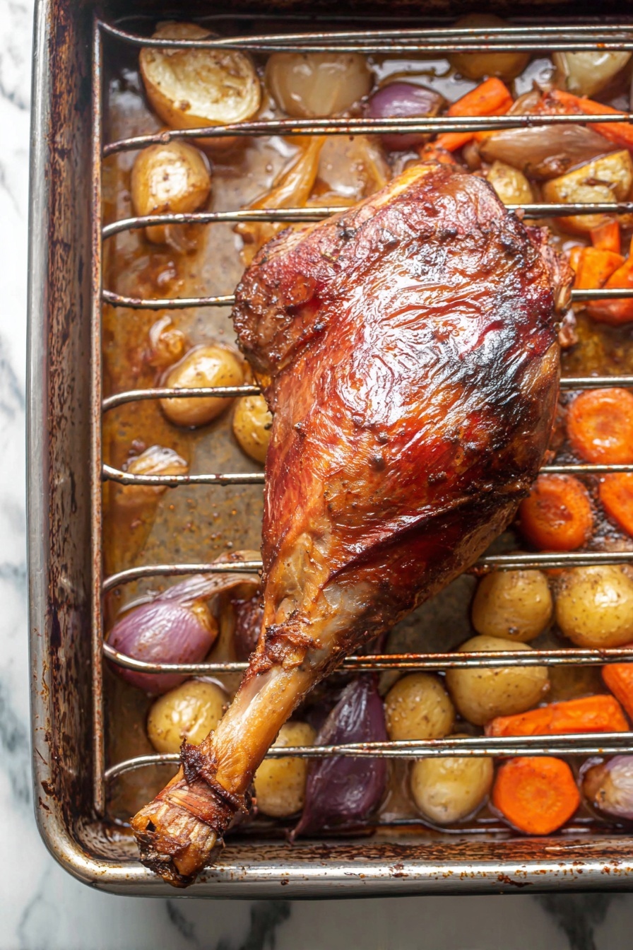 Roasted Turkey Legs with Vegetables Recipe - Recipe Step