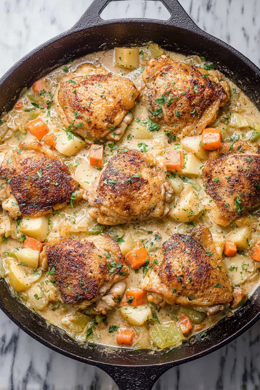 Apple Dijon Braised Chicken Thighs Recipe - Recipe Step