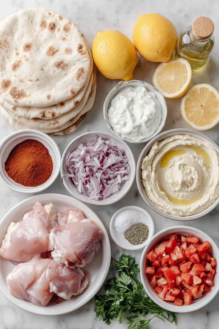 Slow Cooker Chicken Shawarma Recipe - Ingredients