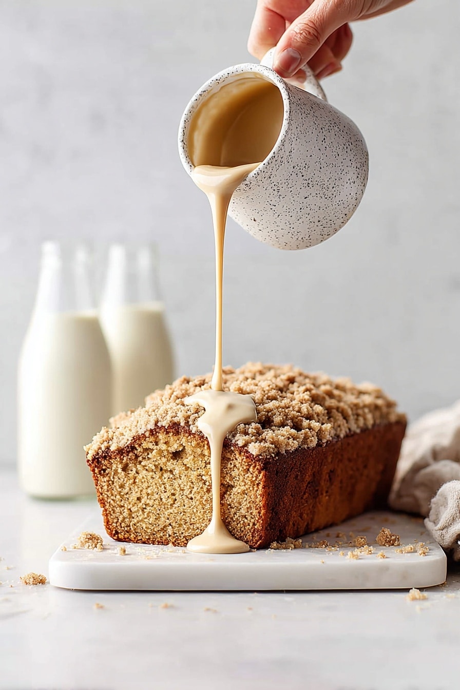 Pumpkin Bread with Maple Glaze Recipe - Serving