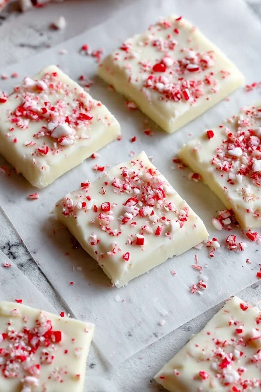 Peppermint Crunch White Chocolate Covered Graham Crackers Recipe - Serving