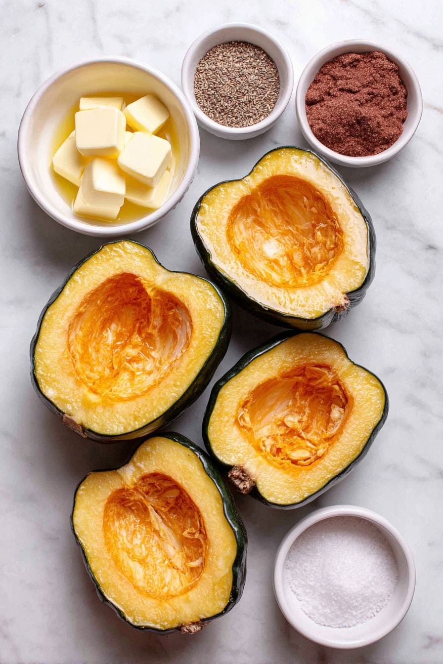 Roasted Acorn Squash with Chili, Cumin, and Brown Sugar Recipe - Ingredients
