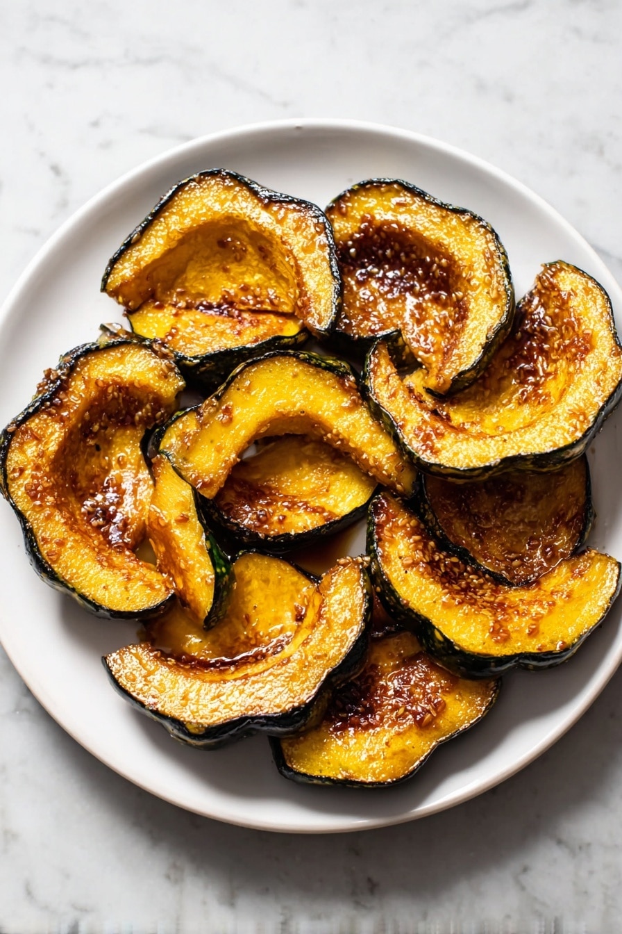 Roasted Acorn Squash with Chili, Cumin, and Brown Sugar Recipe - Serving