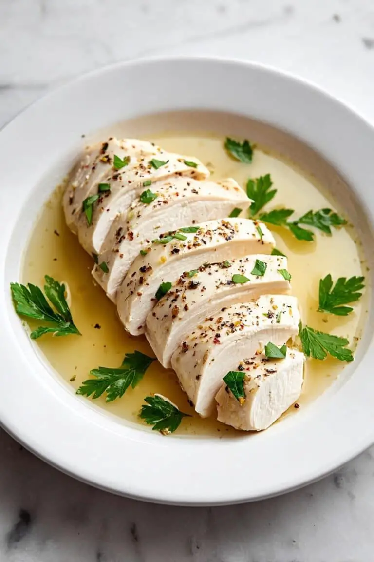 Perfect Poached Chicken Breast Recipe