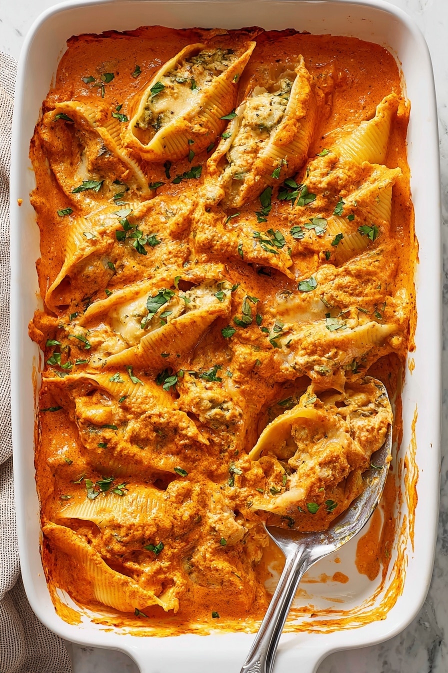 Creamy Cajun Chicken Pasta Shells Recipe - Recipe Step