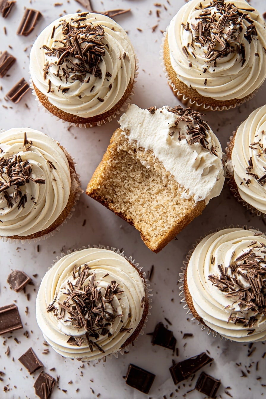White Russian Cupcakes Recipe - Serving