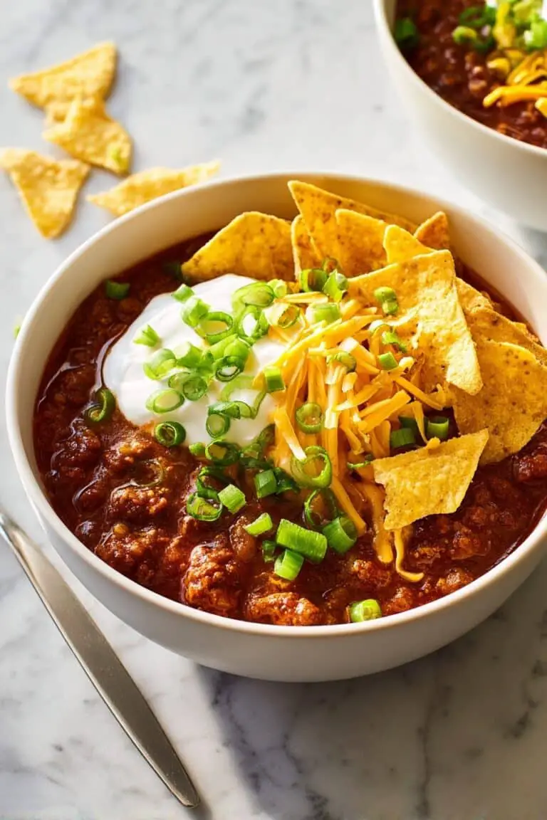 Slow Cooker Beef Chili Recipe