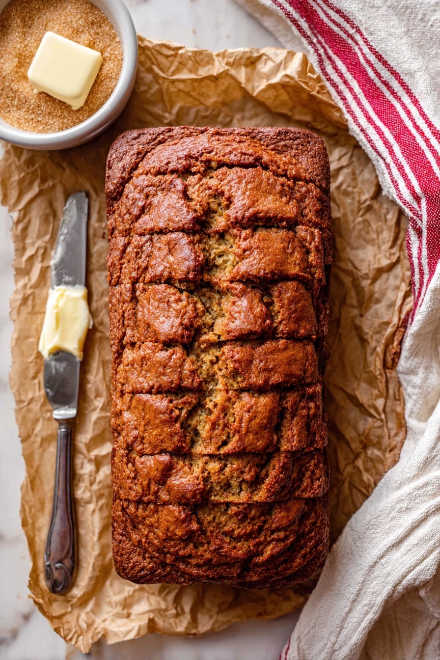 Moist Banana Bread Recipe - Serving