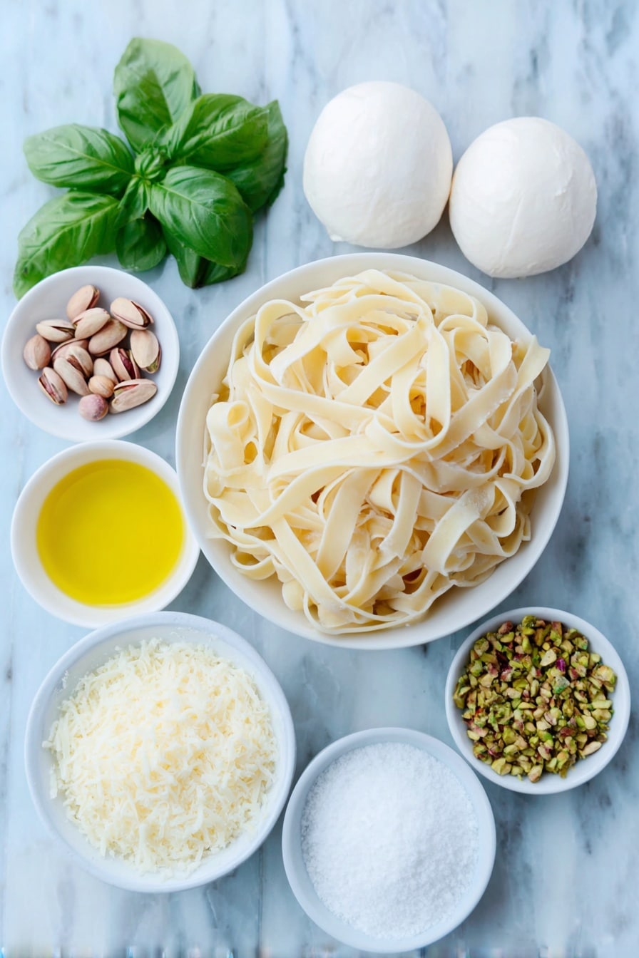 Pistachio Pesto Pasta with Burrata Recipe - Ingredients