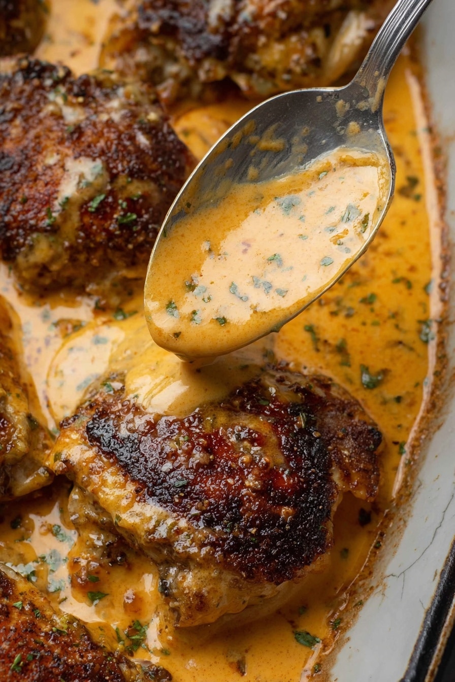 Creamy Baked Chicken Thighs Recipe - Recipe Step
