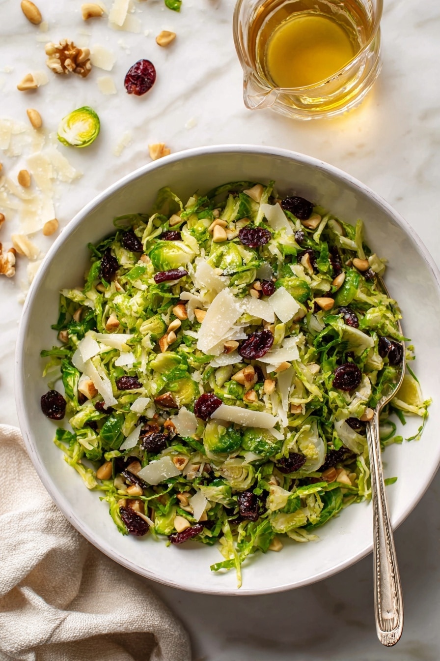 Brussels Salad with Spiced Maple Vinaigrette Recipe - Recipe Step
