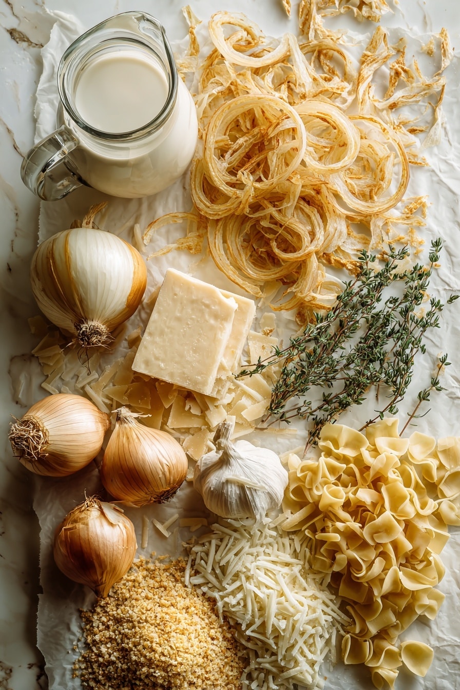 French Onion Mac and Cheese Recipe - Ingredients