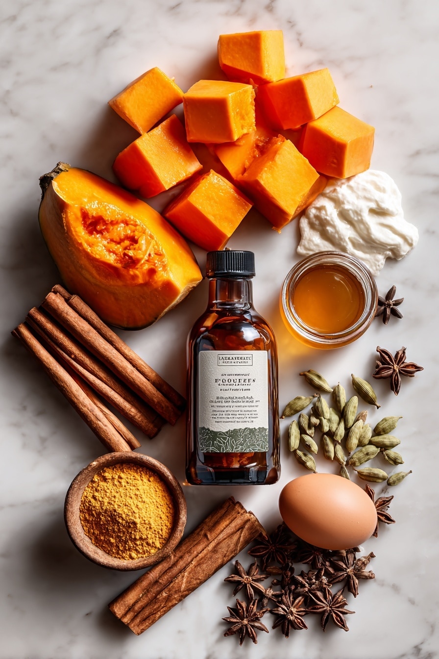 Bourbon Brûlée Pumpkin Pie Recipe - Ingredients