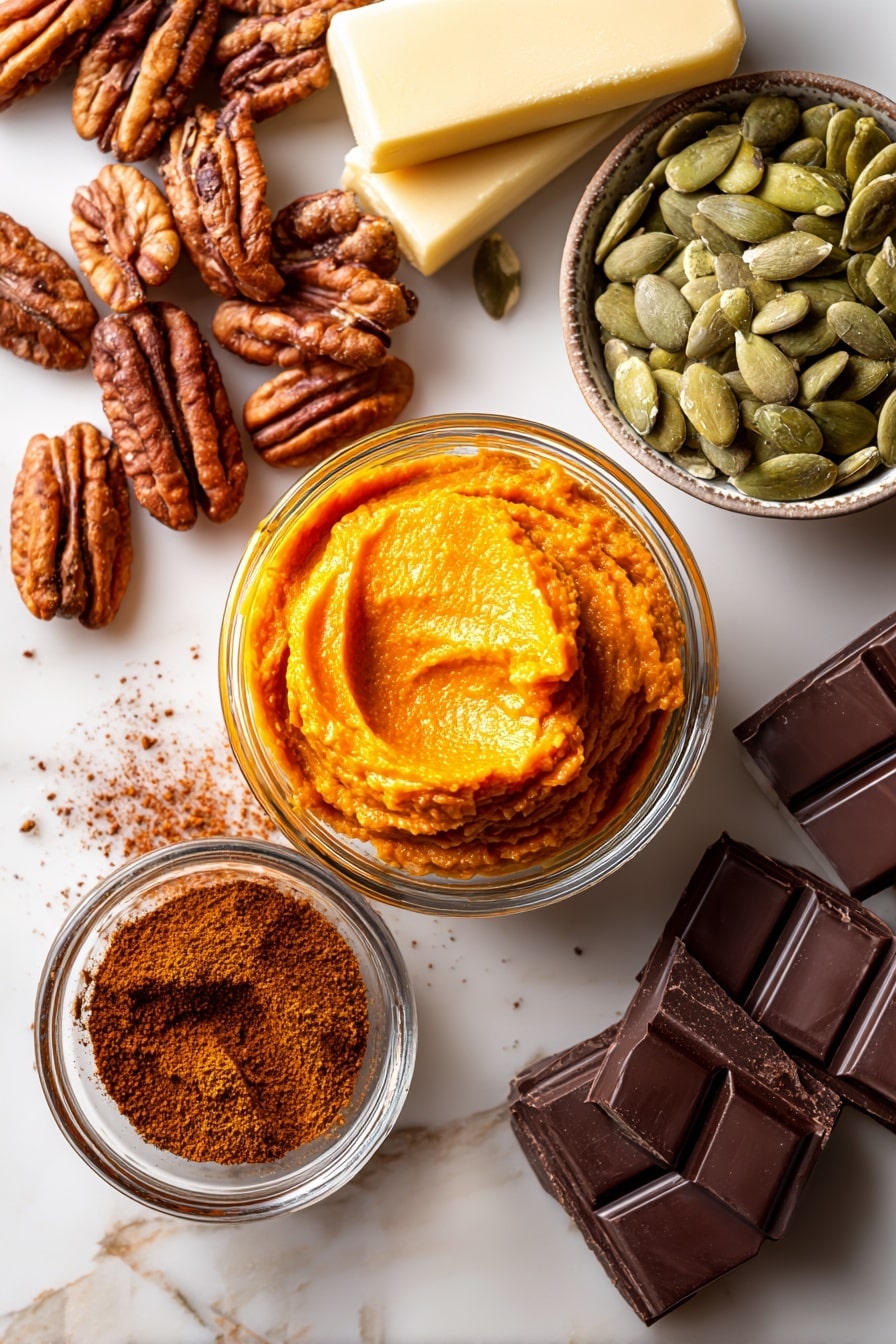 Milk Chocolate Pumpkin Buttercrunch Recipe - Ingredients