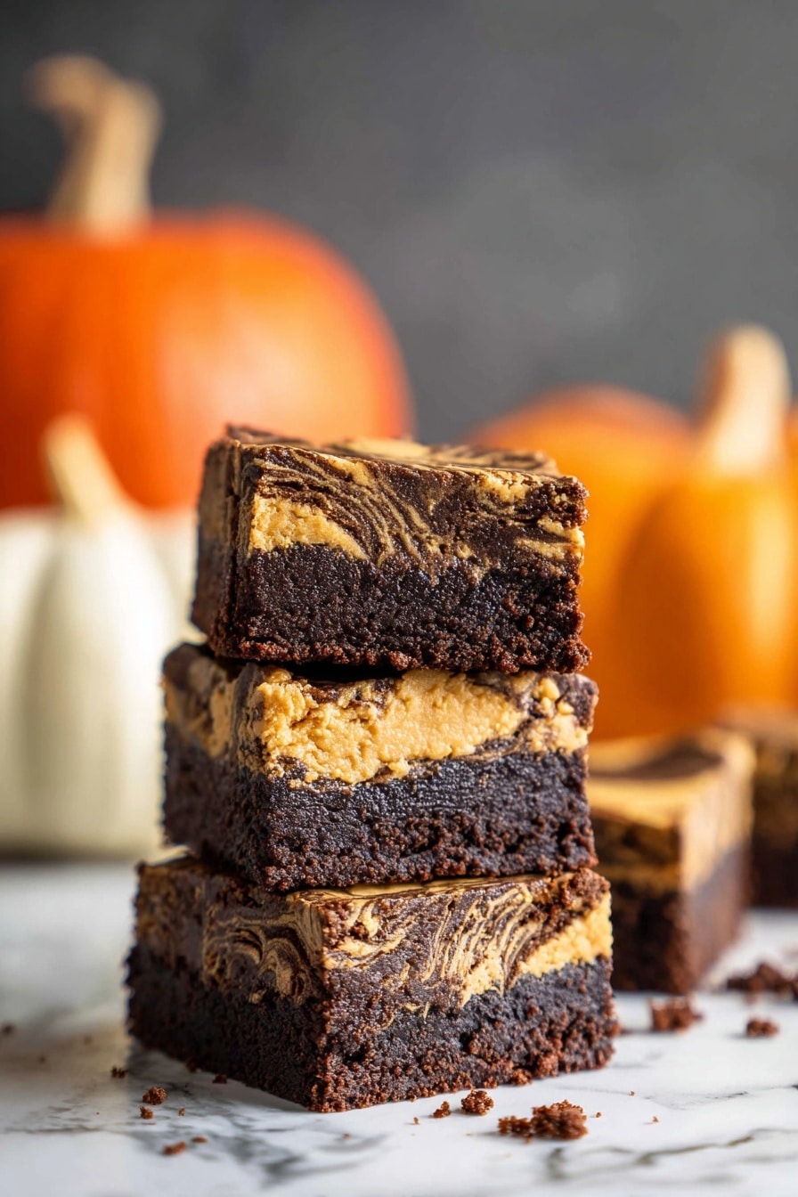 Pumpkin Fudge Brownies Recipe - Recipe Step