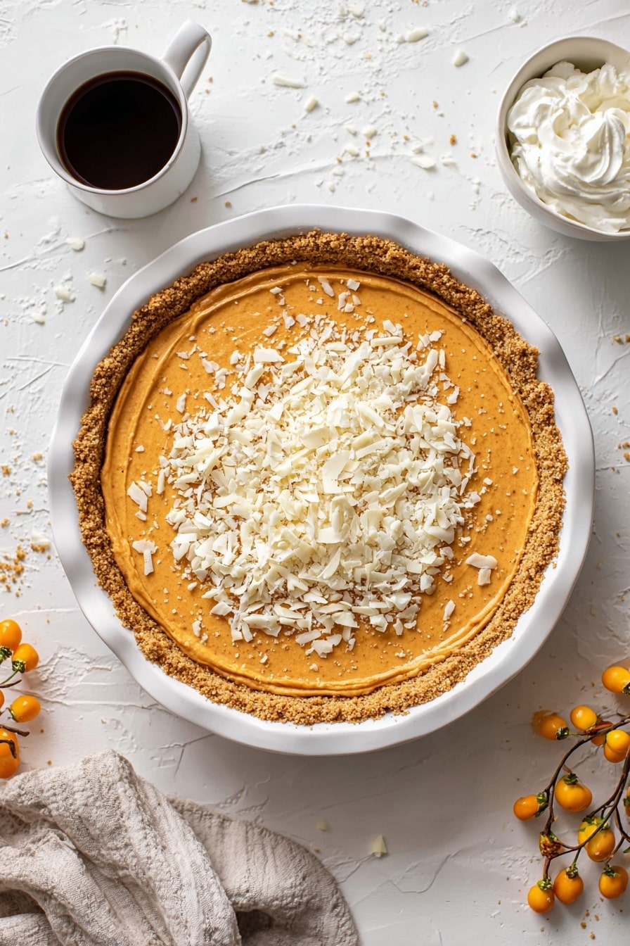 Pumpkin White Chocolate Mousse Pie Recipe - Recipe Step