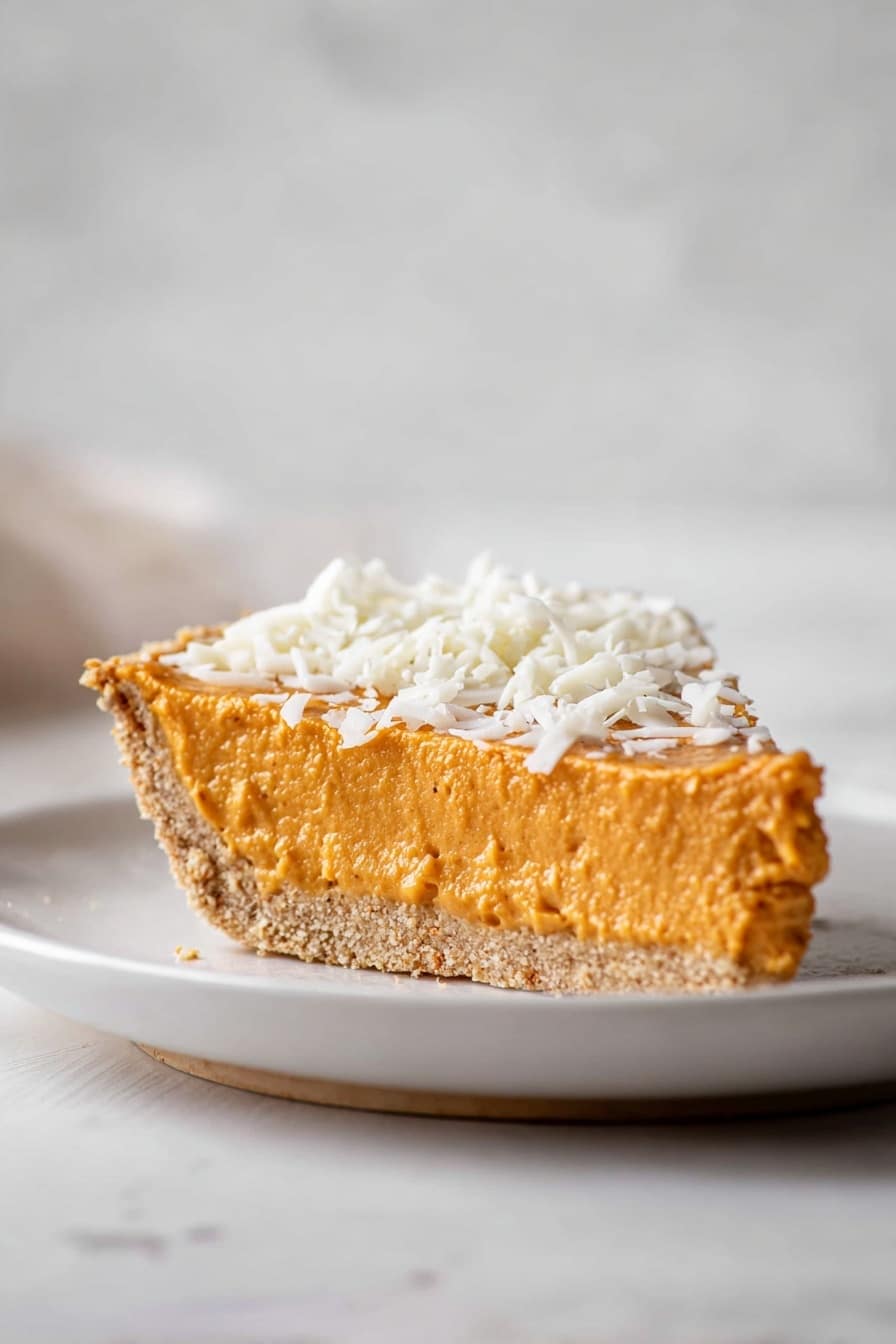 Pumpkin White Chocolate Mousse Pie Recipe - Serving