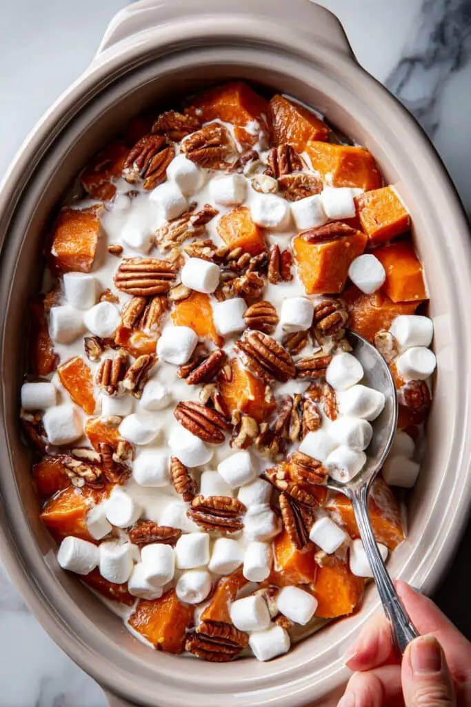 Crockpot Sweet Potato Casserole Recipe