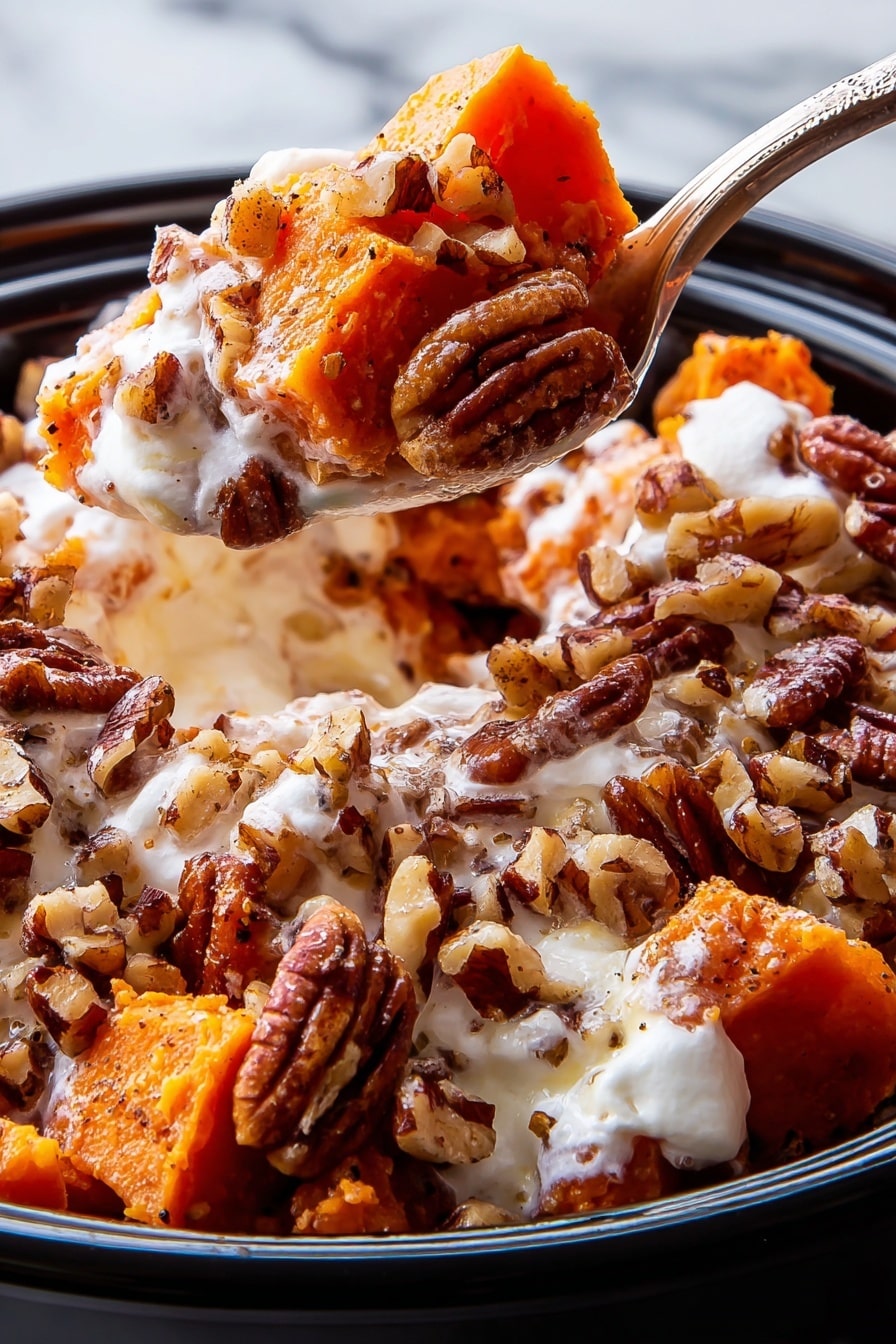Crockpot Sweet Potato Casserole Recipe - Recipe Step