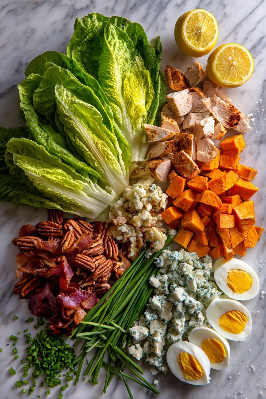 Thanksgiving Cobb Salad with Creamy Chive Dressing Recipe - Ingredients