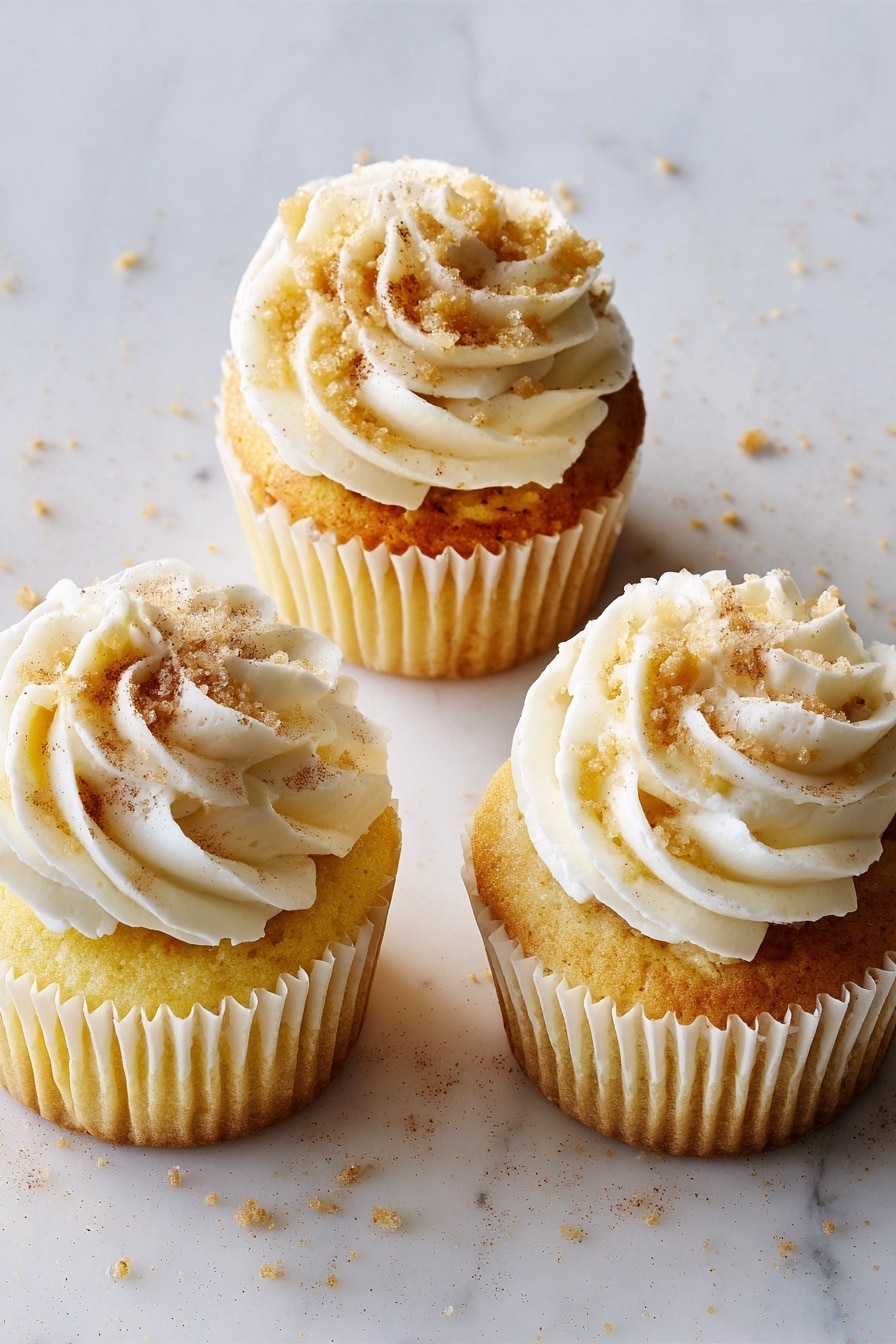 Apple Pie-Stuffed Cupcakes Recipe - Serving