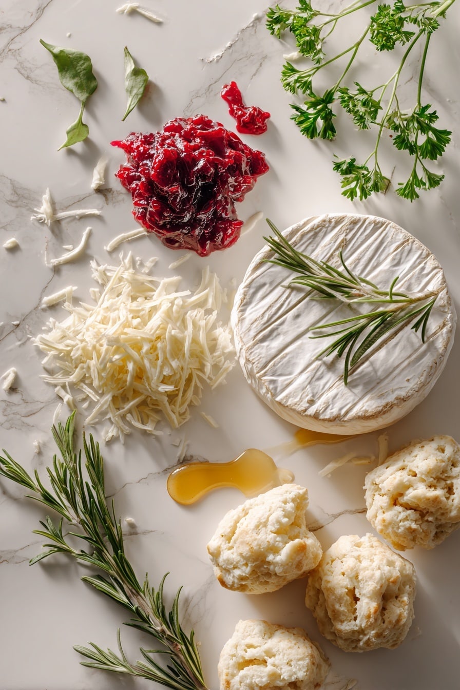 Cranberry Brie Biscuit Dip Recipe - Ingredients
