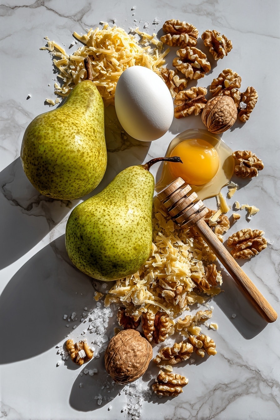 Pear, Walnut & Cheddar Puff Pastry Tart Recipe - Ingredients