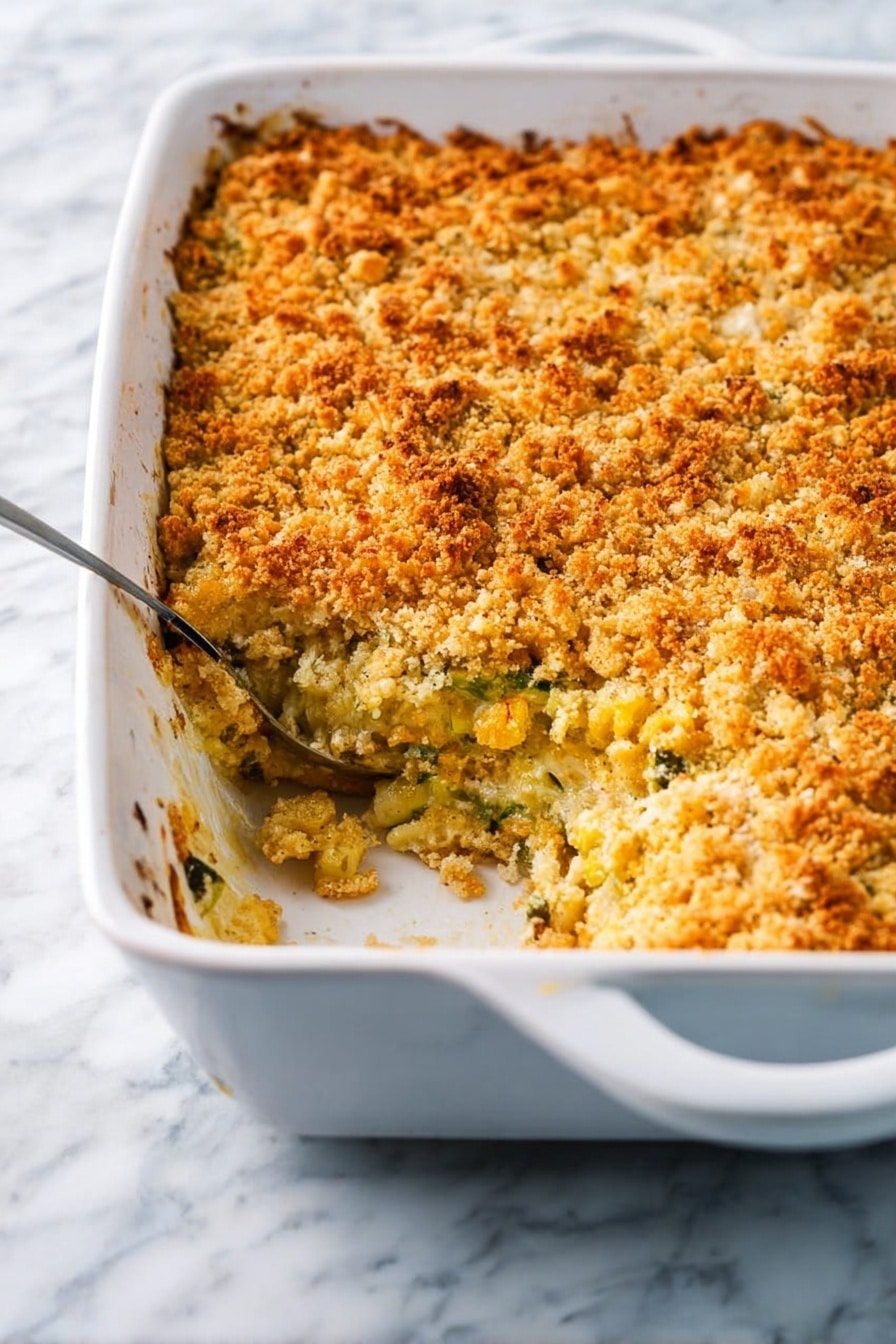 Zucchini Gratin Bake with Gruyere and Parmesan Recipe - Serving