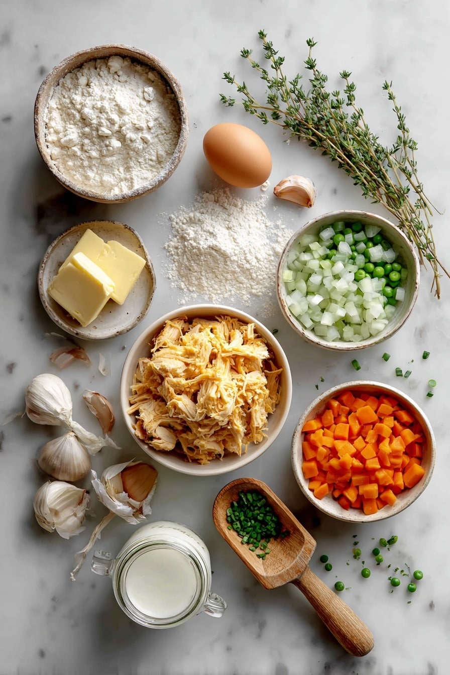 Leftover Turkey and Chive Drop Dumplings Recipe - Ingredients