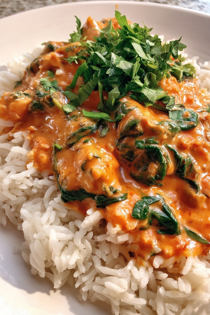 Creamy Leftover Turkey Curry with Coconut Milk Recipe - Serving