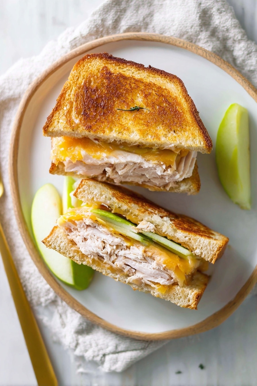 Apple Grilled Cheese with Turkey Recipe - Recipe Step