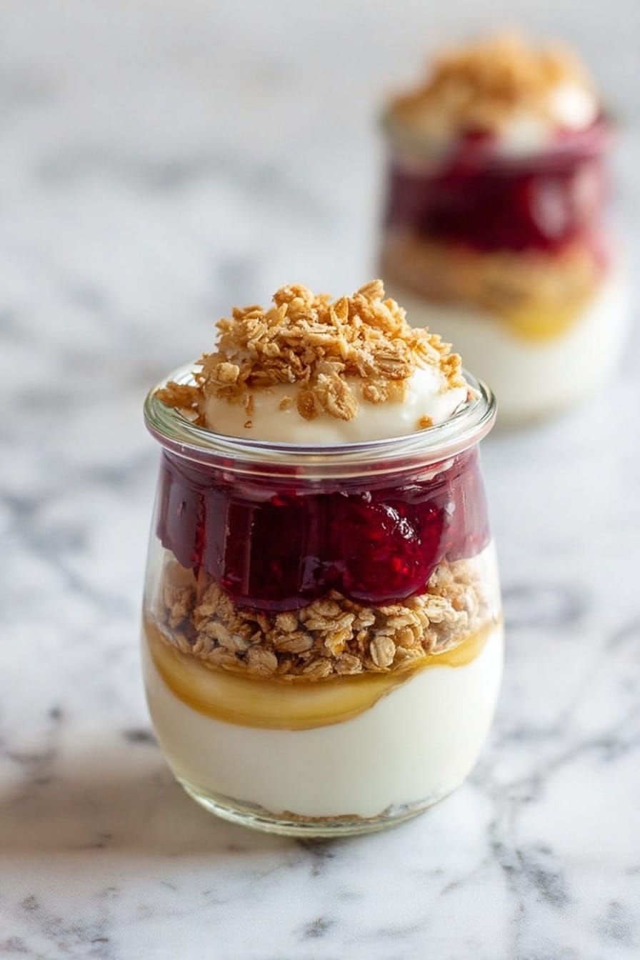 Leftover Cranberry Sauce Parfait Recipe - Serving