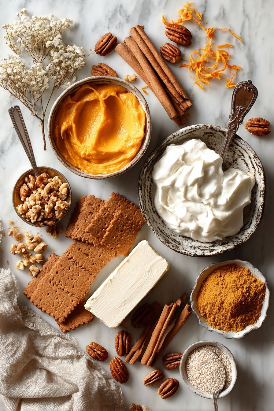 Mini Pumpkin Cheesecakes Recipe - Ingredients